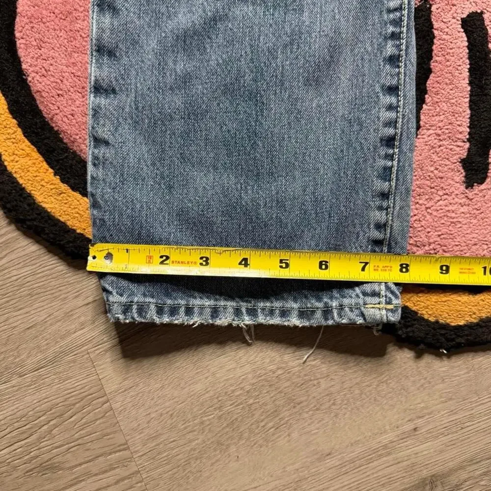 Polo Ralph Lauren The Hampton Straight Distressed Stonewash Denim Jeans 34x30